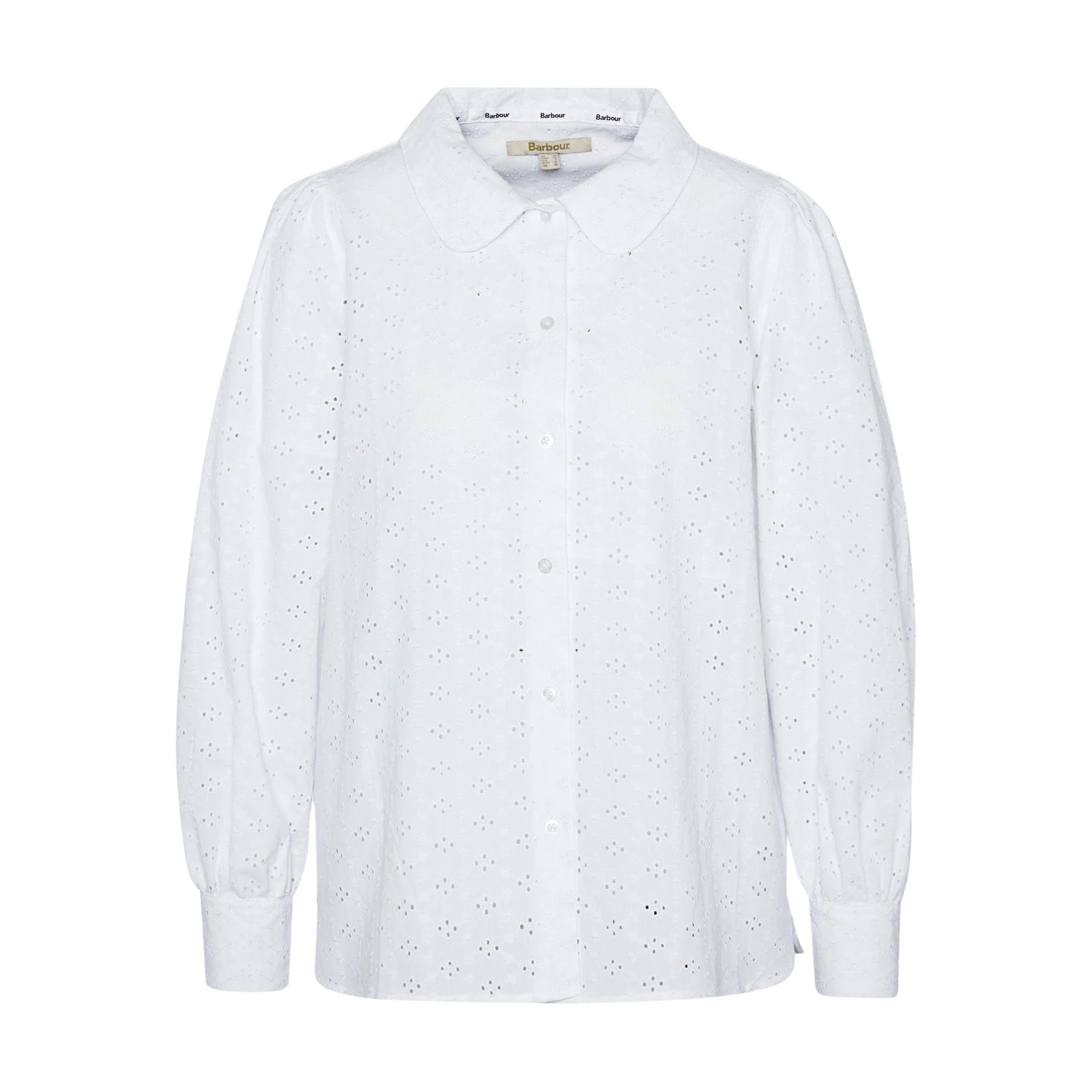 Arlo Broderie Shirt White