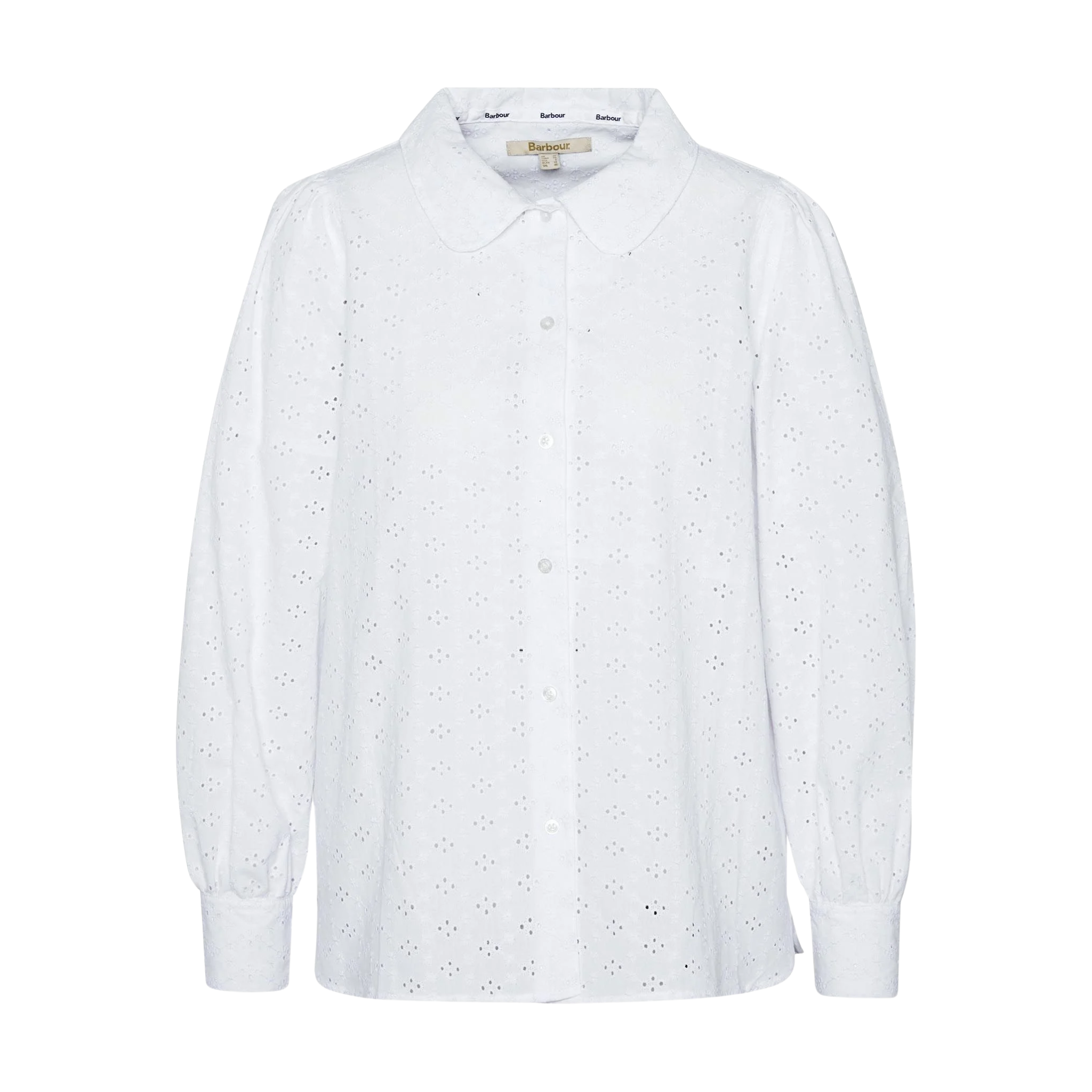 Arlo Broderie Shirt White