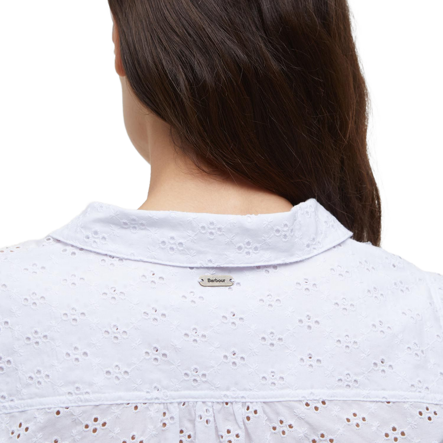 Arlo Broderie Shirt White