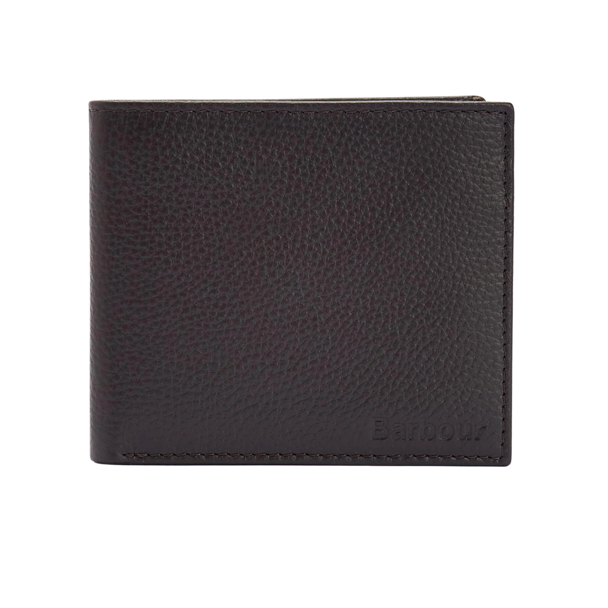 Barbour Amble Leather Wallet Dark Brown