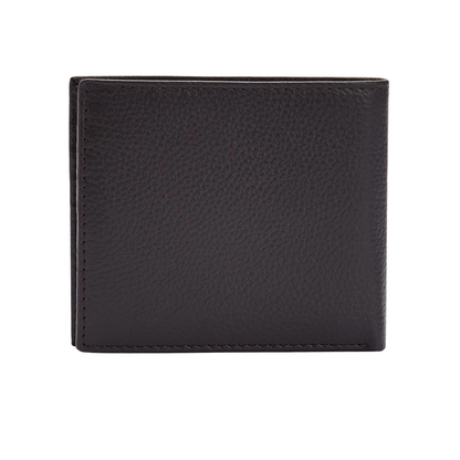 Barbour Amble Leather Wallet Dark Brown