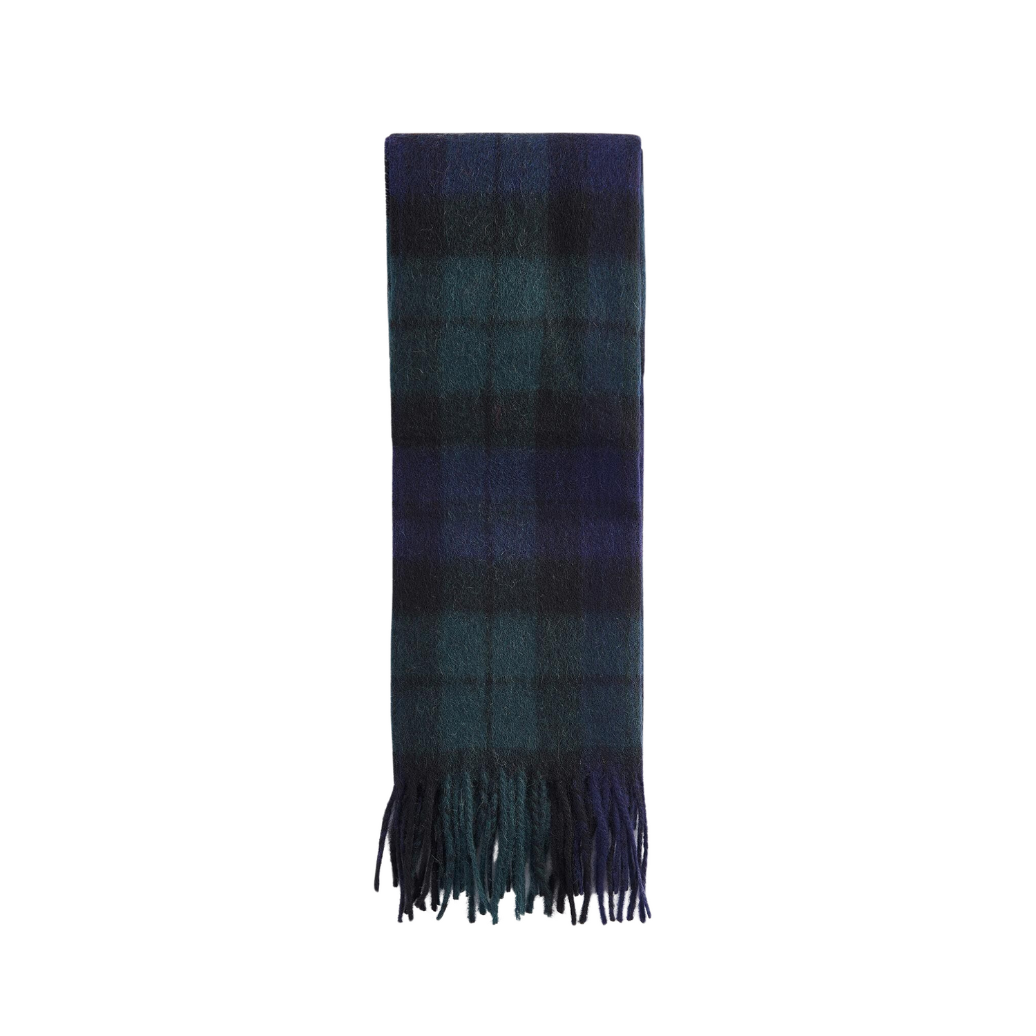 Barbour New Check Tartan Scarf Blackwatch