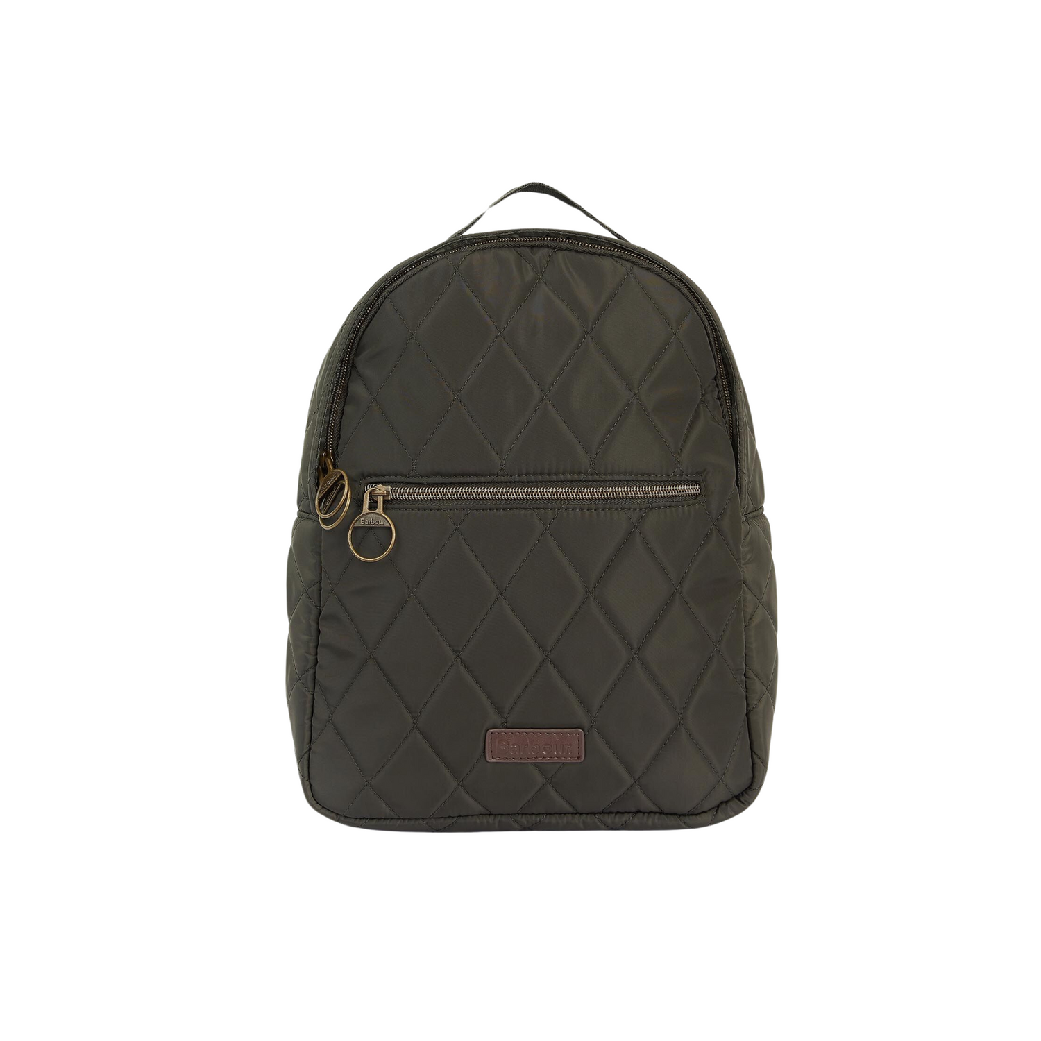 Quilted Backpack Olive Green