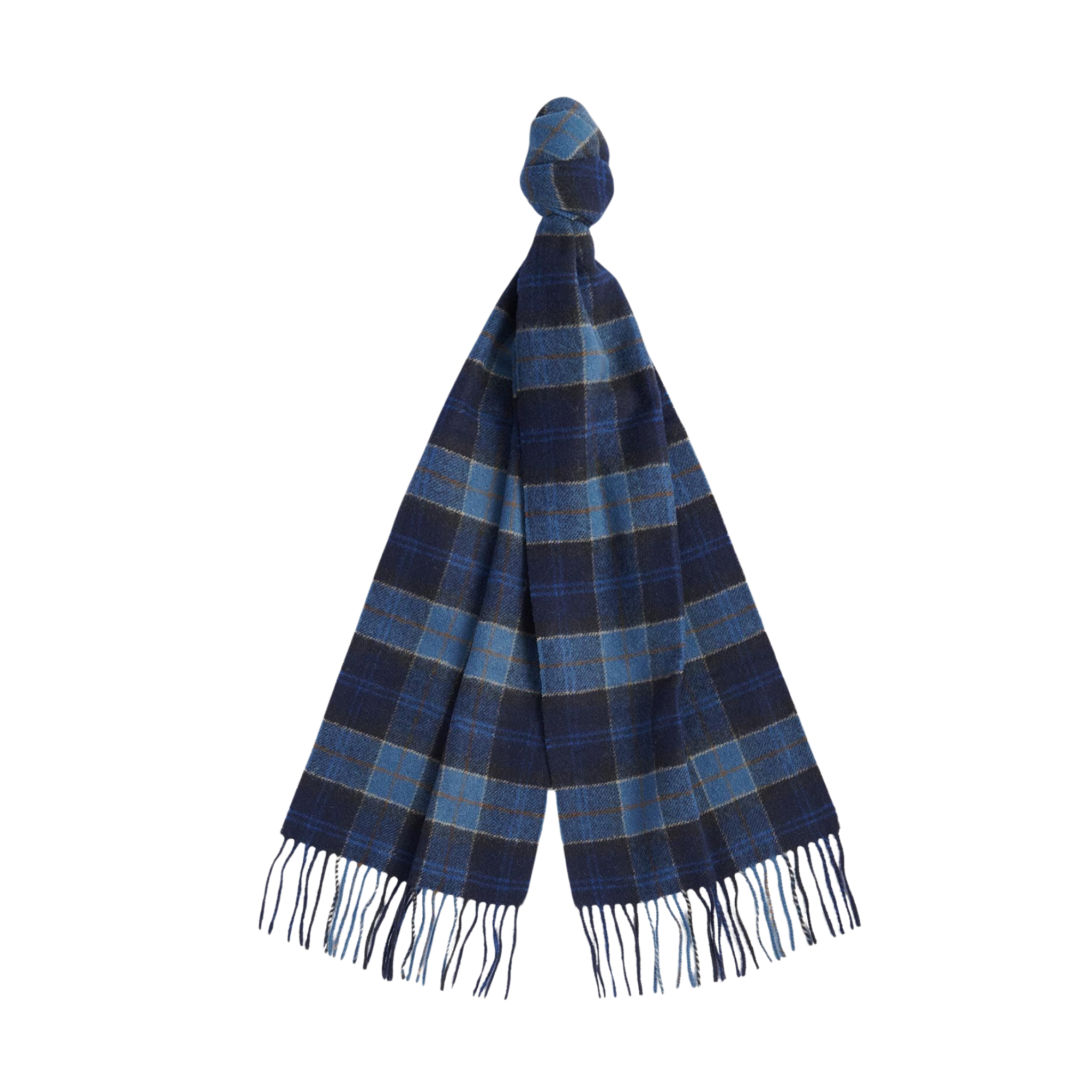 Barbour Tartan Lambswool Scarf Midnight