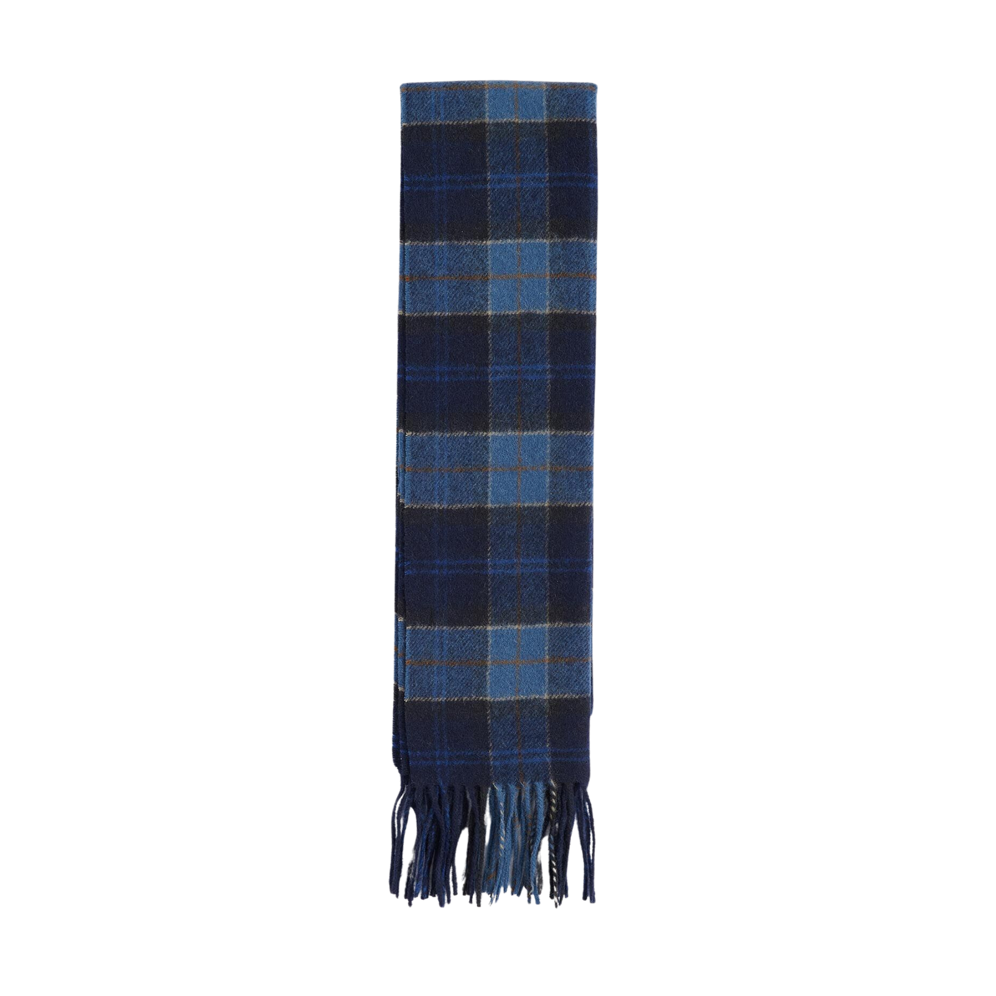 Barbour Tartan Lambswool Scarf Midnight