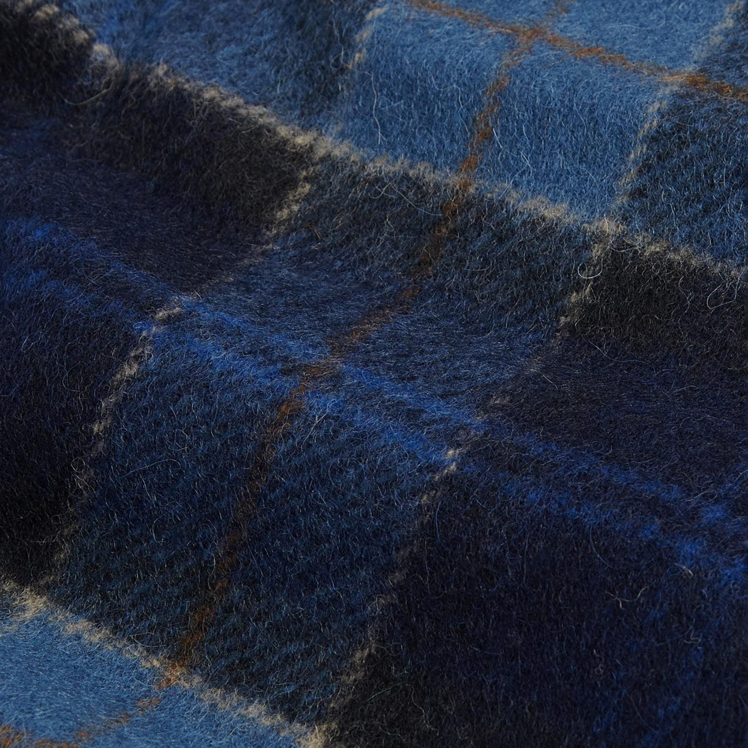 Barbour Tartan Lambswool Scarf Midnight