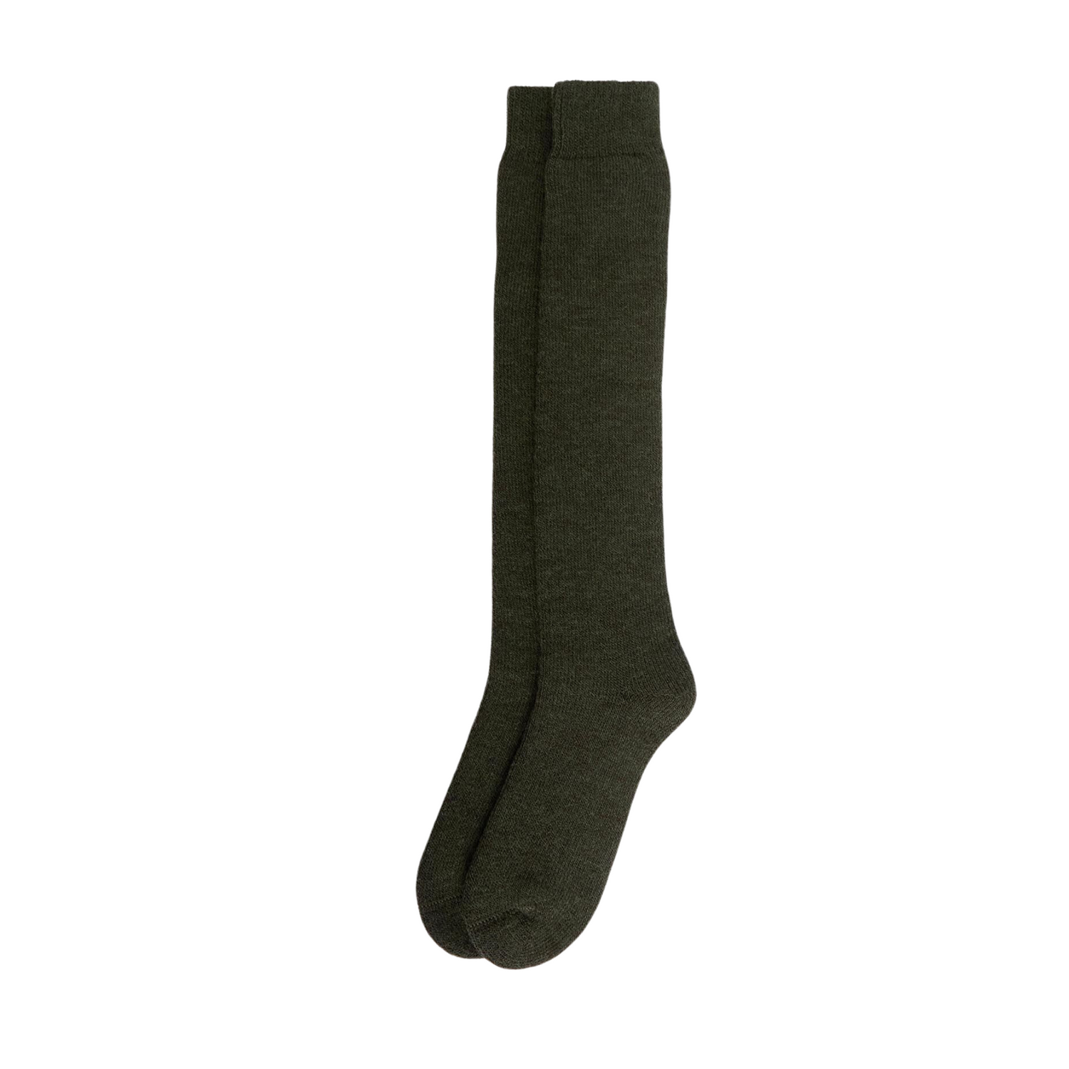 Barbour Wellington Knee Socks Olive Green