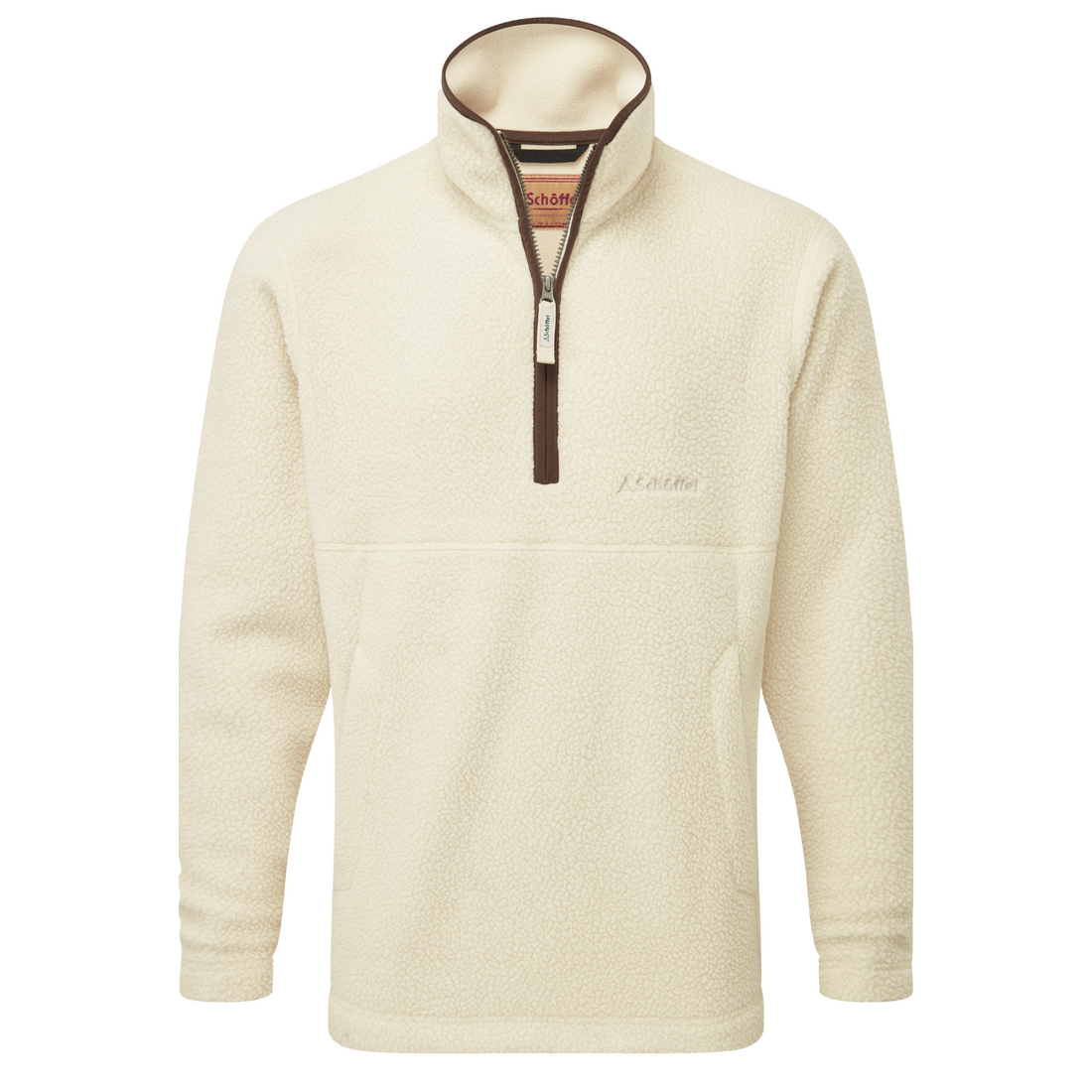 Berkeley Retro 1/4 Zip Fleece Ecru