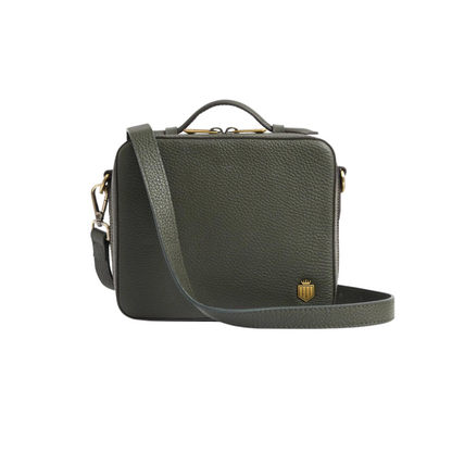 The Buckingham Cross Body Moss Green Leather