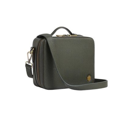 The Buckingham Cross Body Moss Green Leather