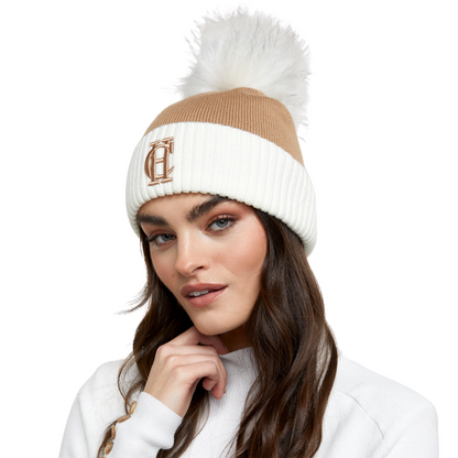 Chelsea Merino Bobble Hat Camel