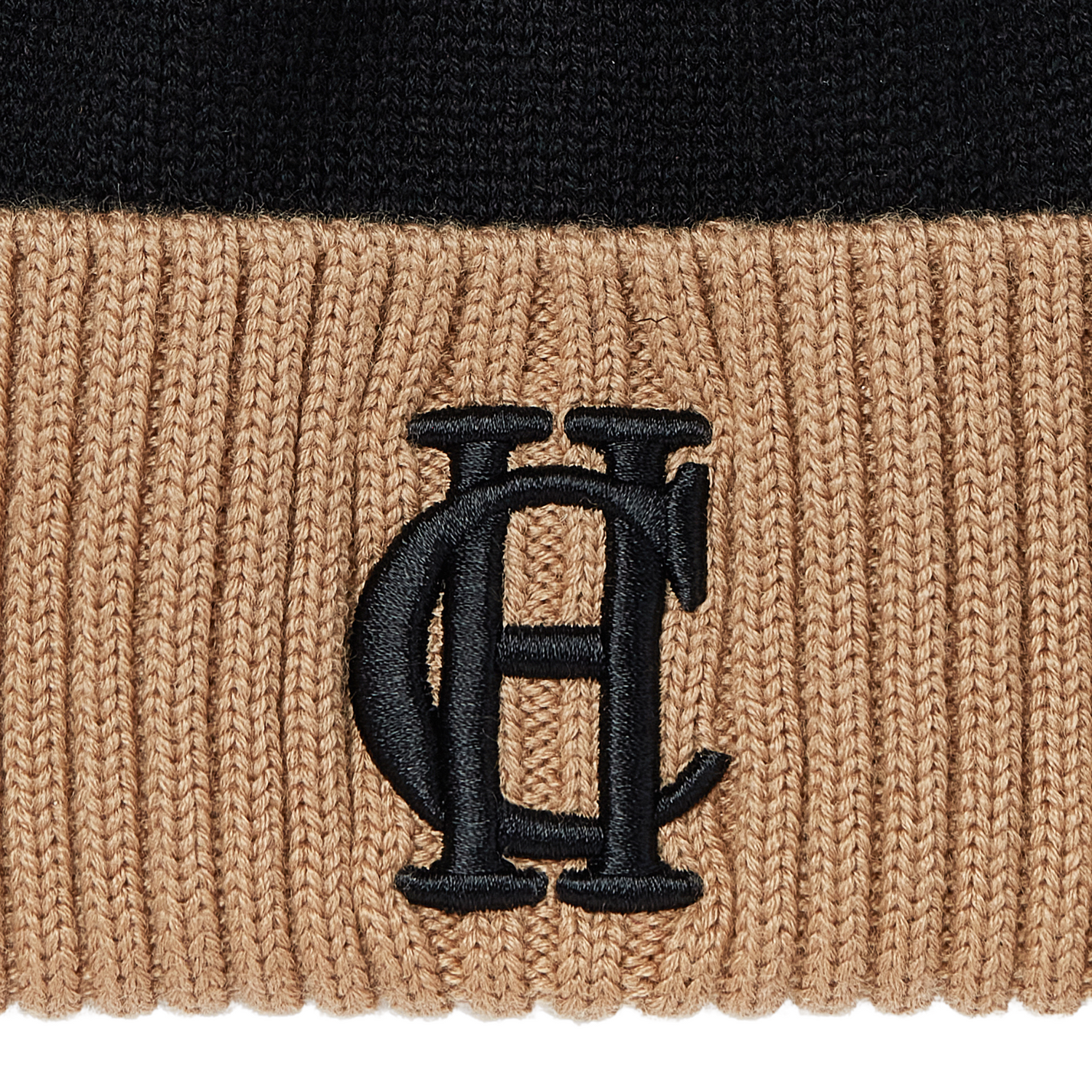 Chelsea Merino Bobble Hat Black