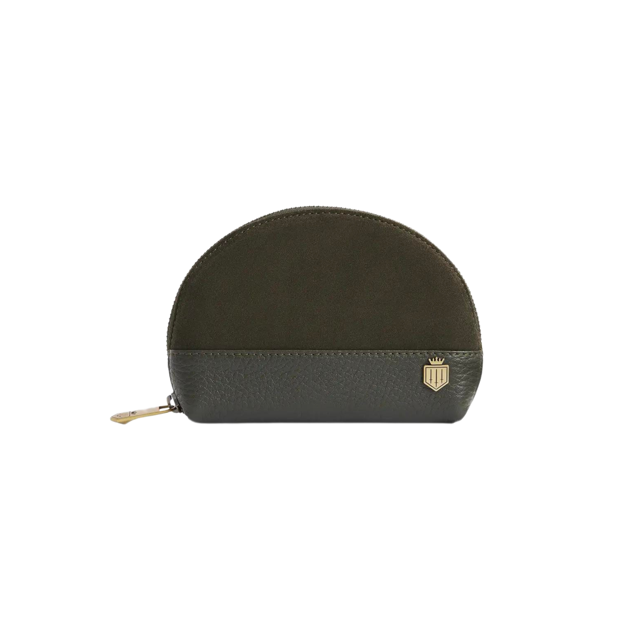 Chiltern Coin Purse Moss Green Suede