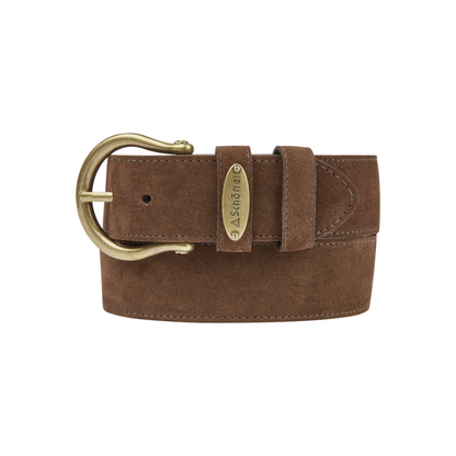 Dovedale Suede Belt Chocolate