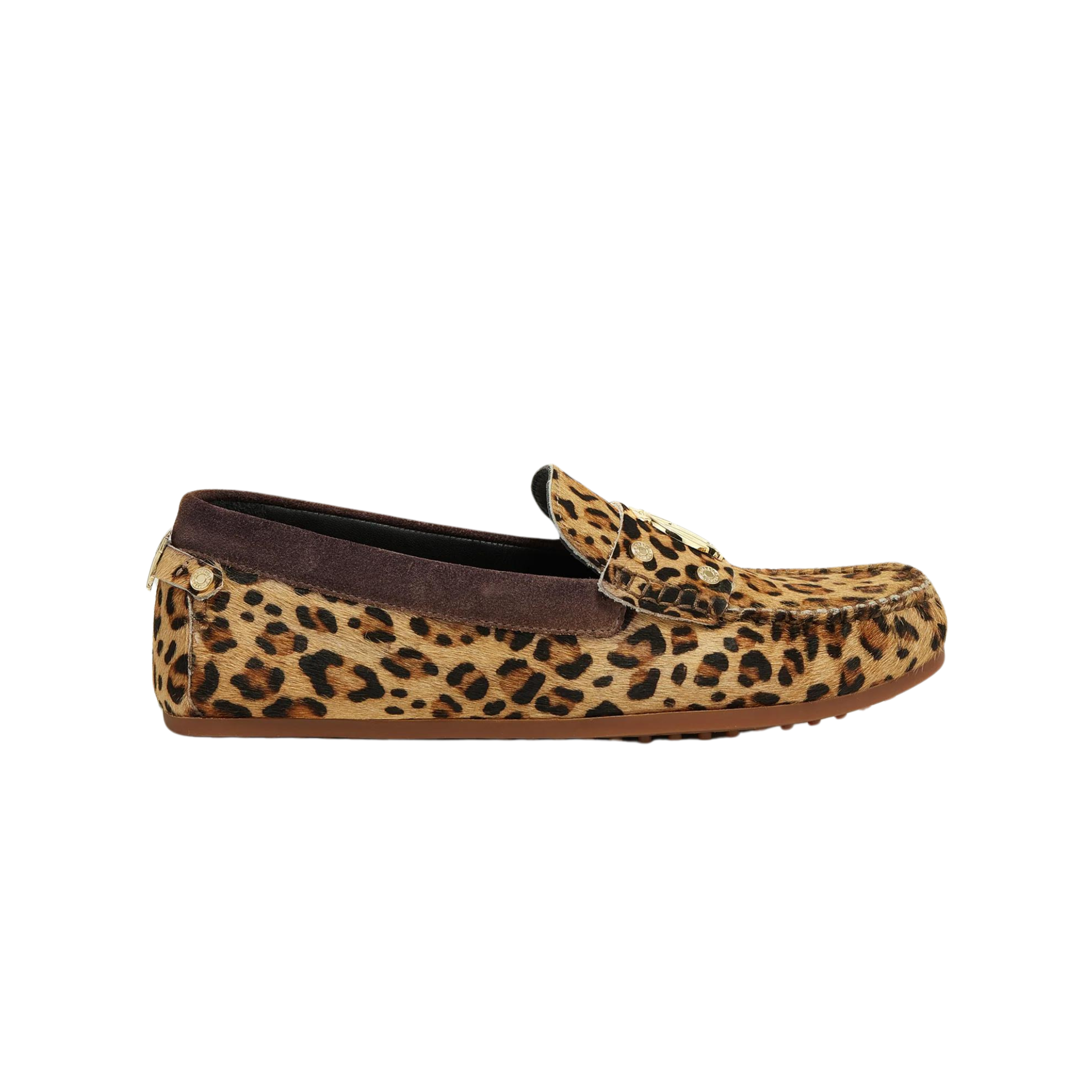 The Driving Loafer Leopard Pony