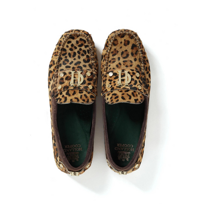 The Driving Loafer Leopard Pony