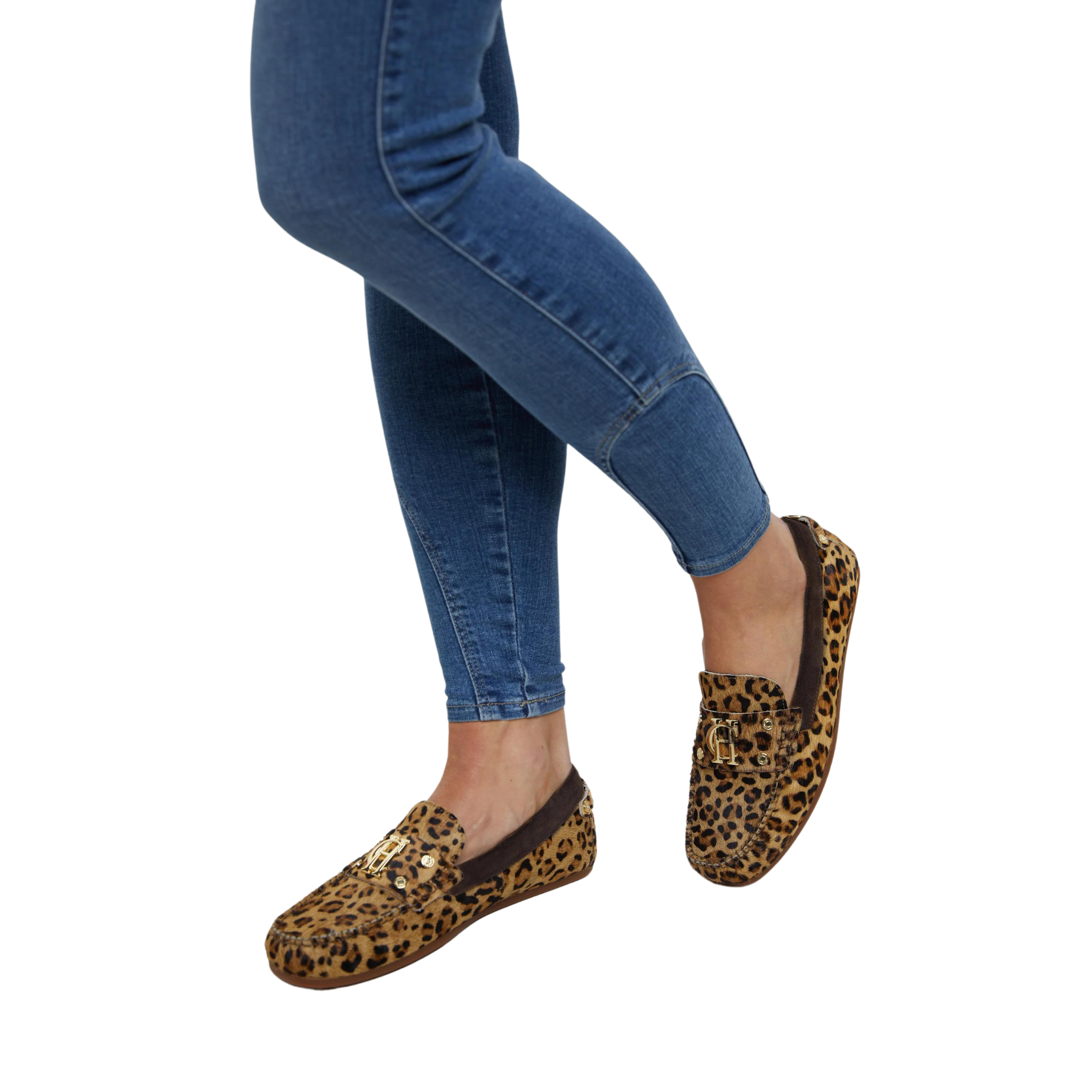 The Driving Loafer Leopard Pony