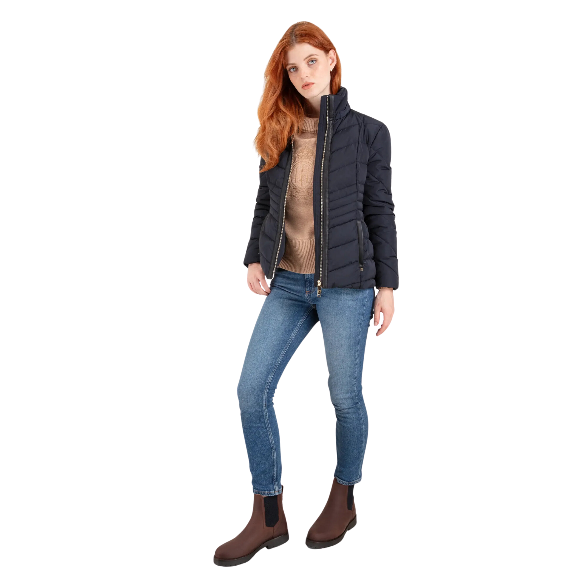 The Pippa Padded Jacket Navy