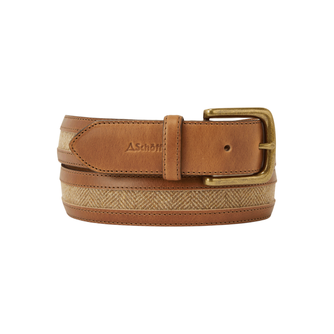 Hartington Belt Oak Herringbone Tweed