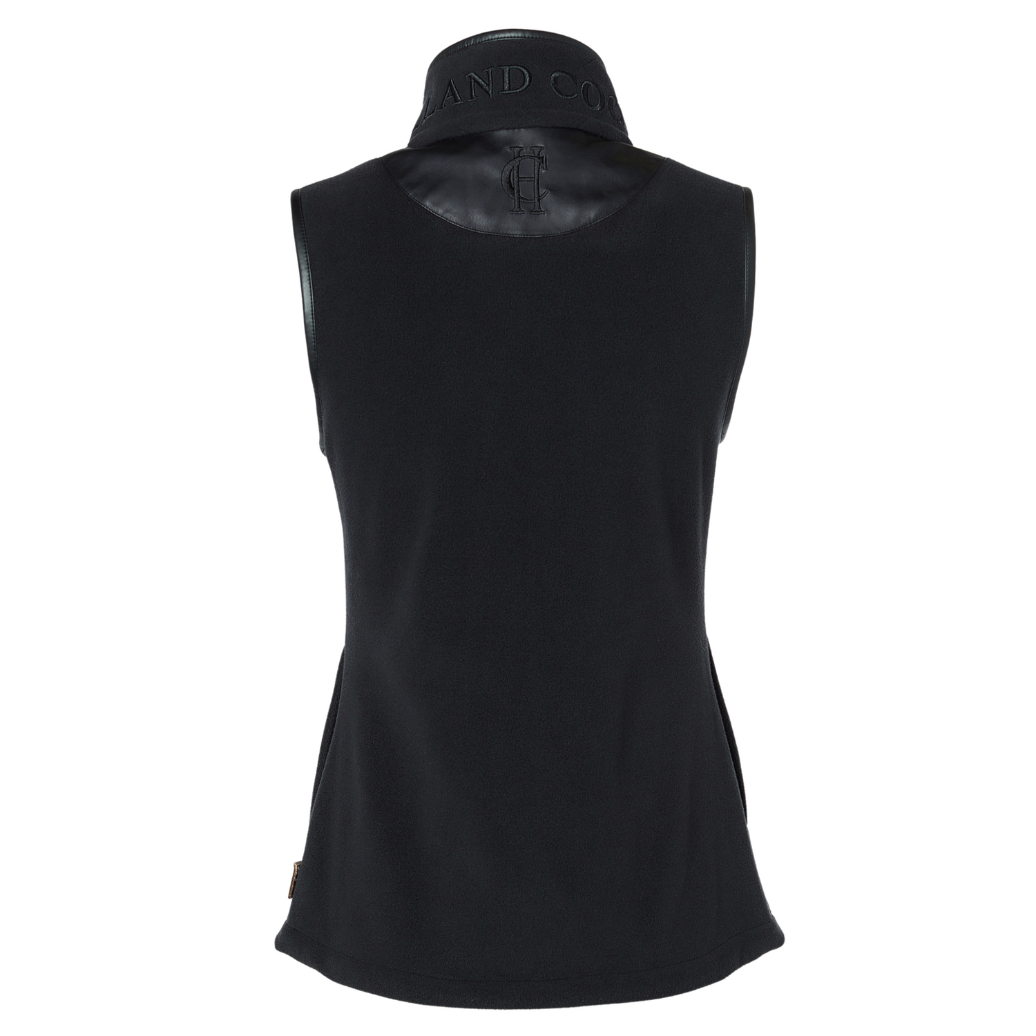 Country Fleece Gilet Black