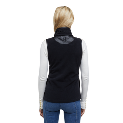 Country Fleece Gilet Black