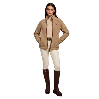 Country Fleece Jacket Natural Borg