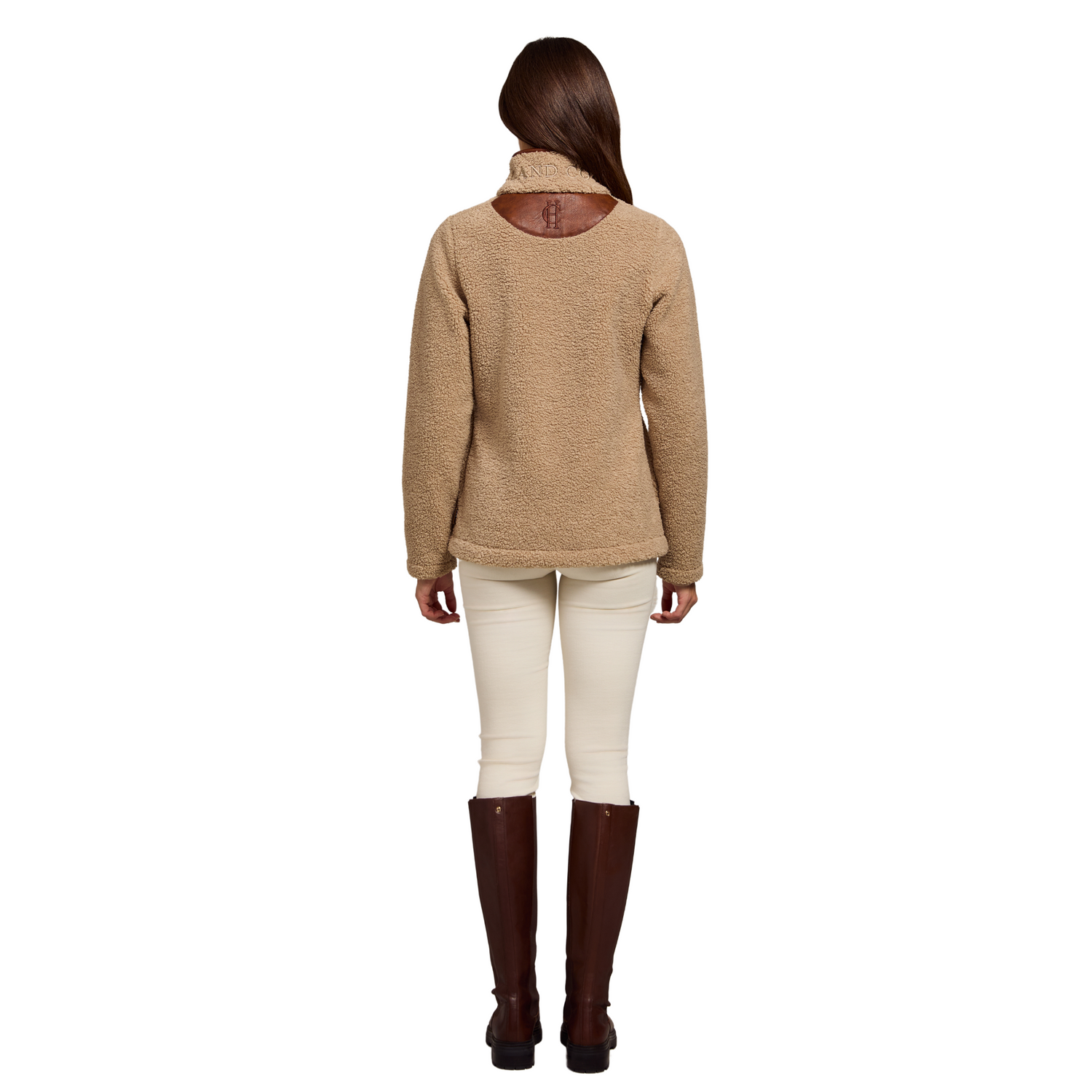 Country Fleece Jacket Natural Borg