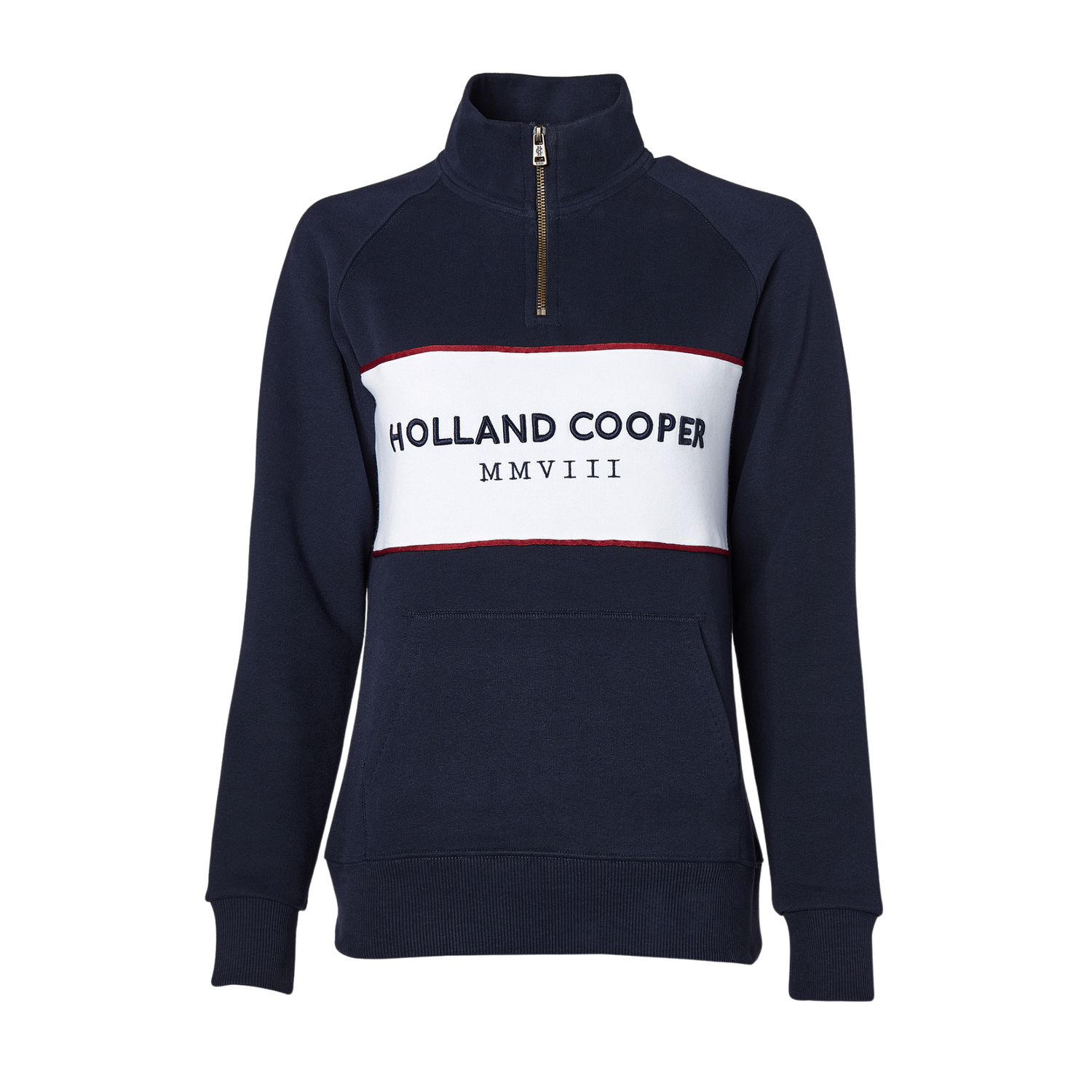 Sporting Heritage Zip Henley Ink Navy