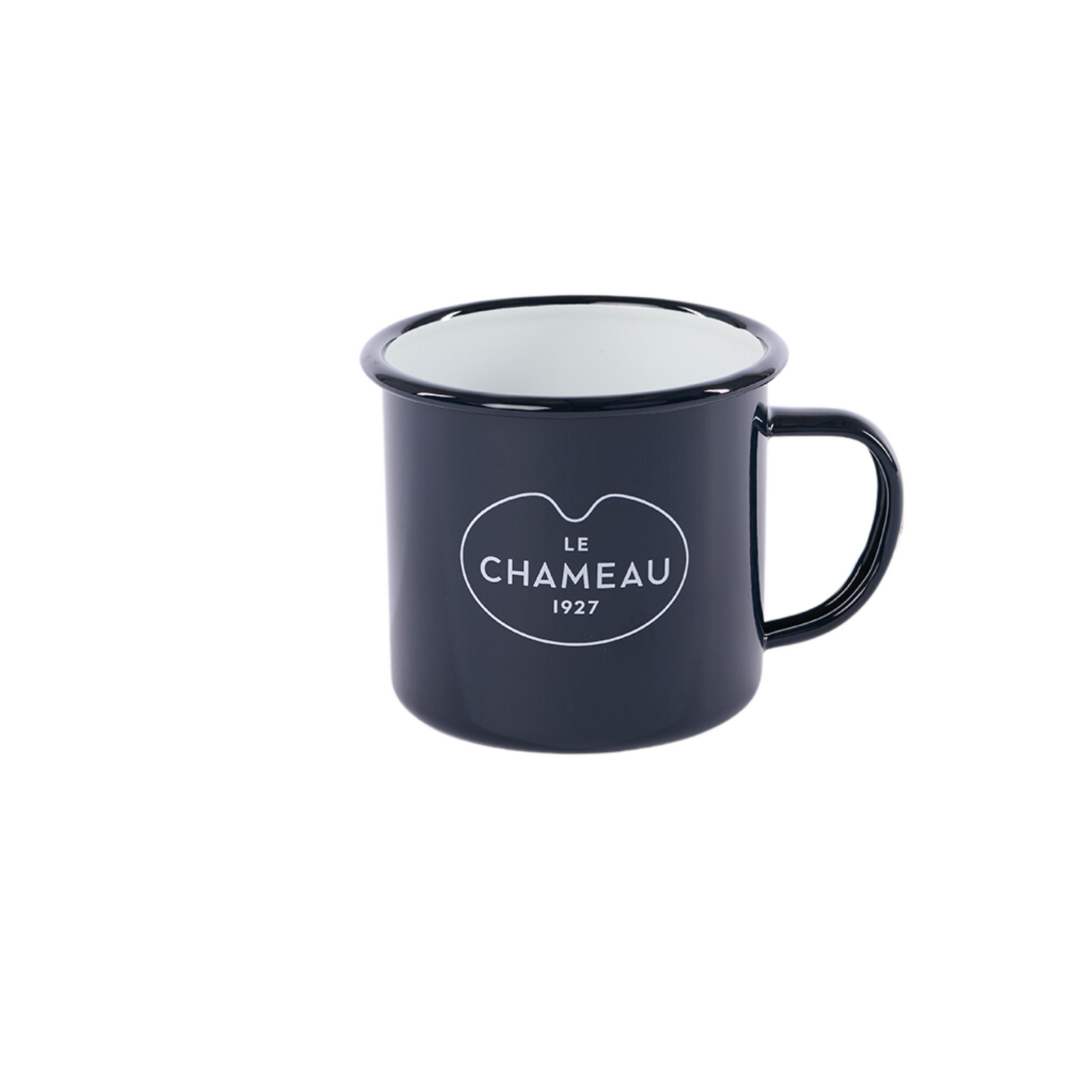 Le Chameau Enamel Mug Bleu Fonce