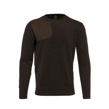 Country Crew Neck Knit Chocolate