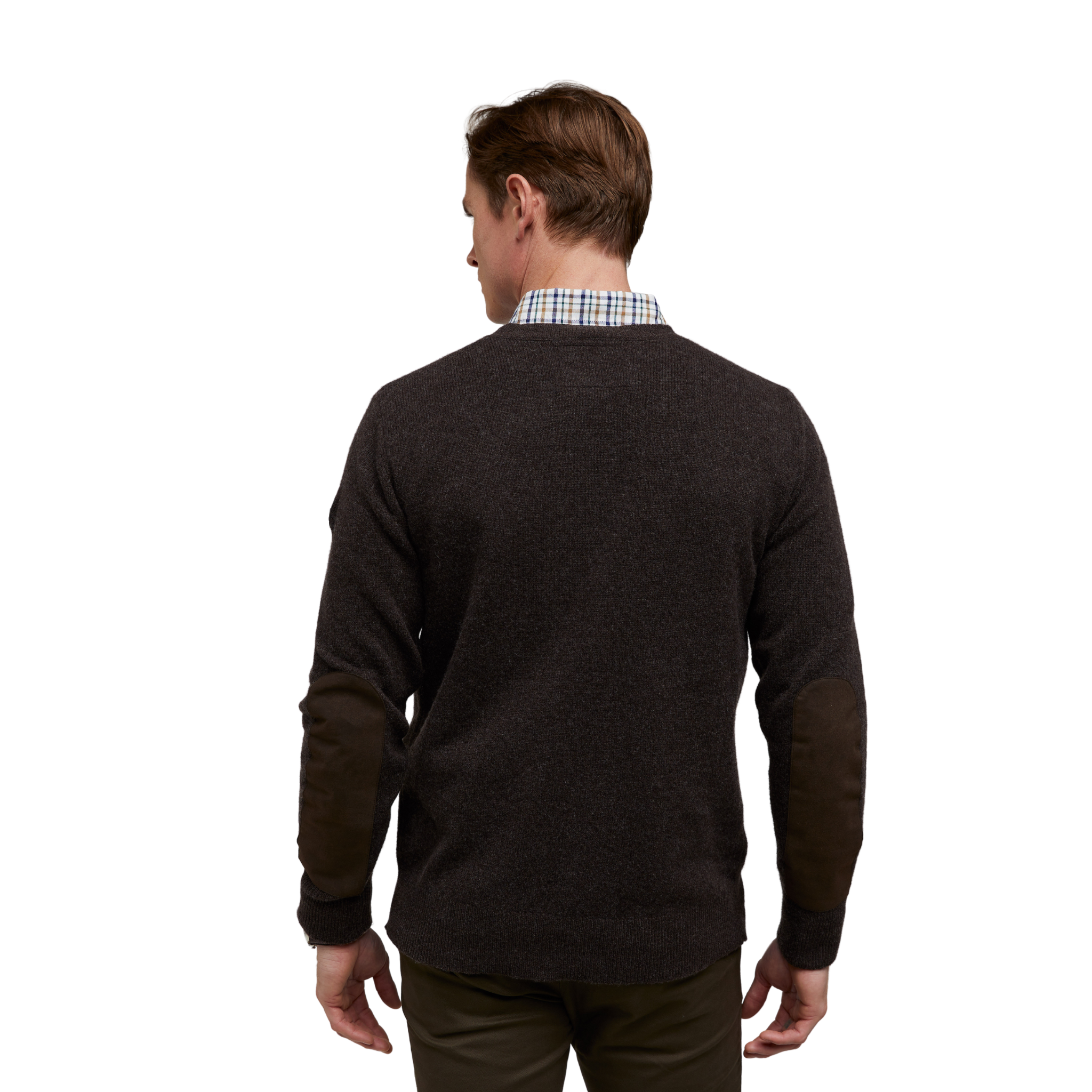 Country Crew Neck Knit Chocolate