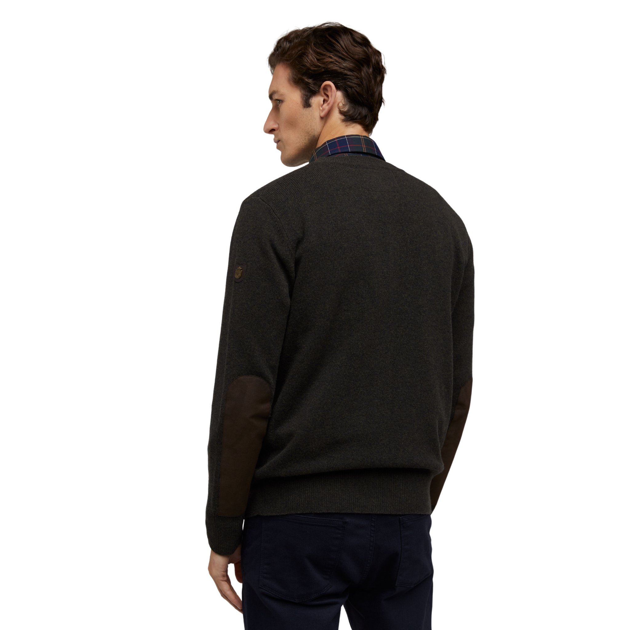 Country Crew Neck Knit Moss