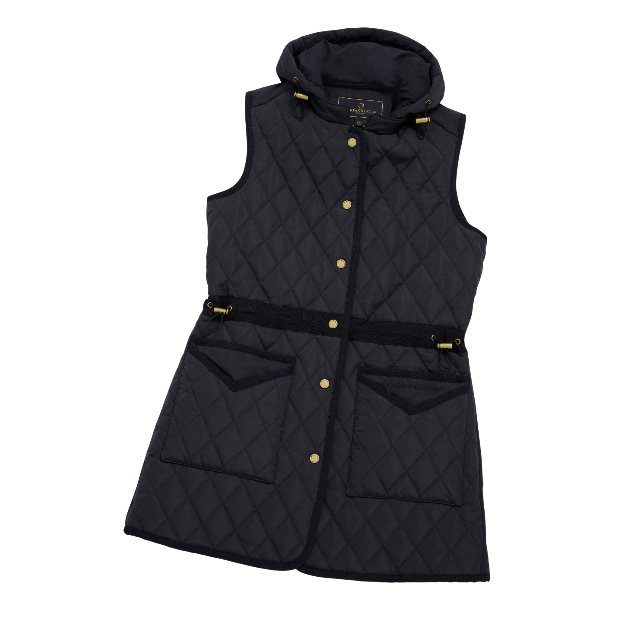 Millie Quilted Gilet Navy