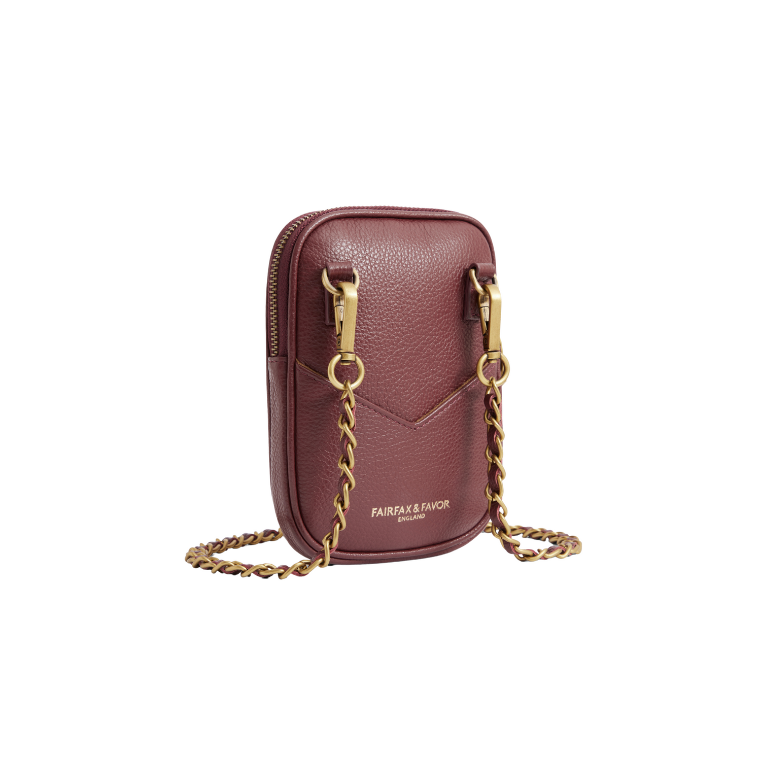 Mini Finsbury Cross Body Bag Ruby Suede