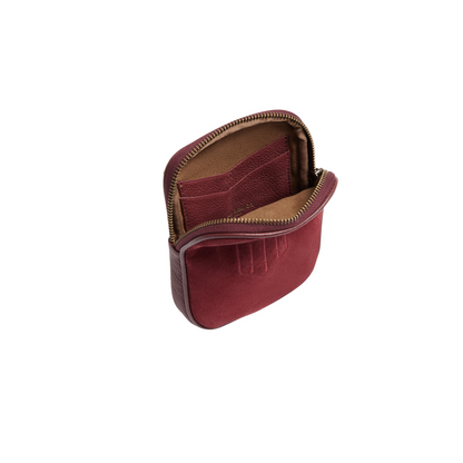 Mini Finsbury Cross Body Bag Ruby Suede