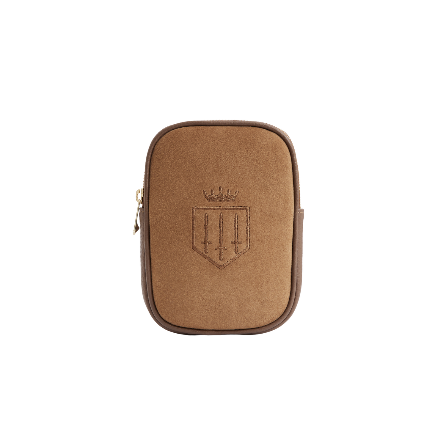 Mini Finsbury Cross Body Bag Tan Suede