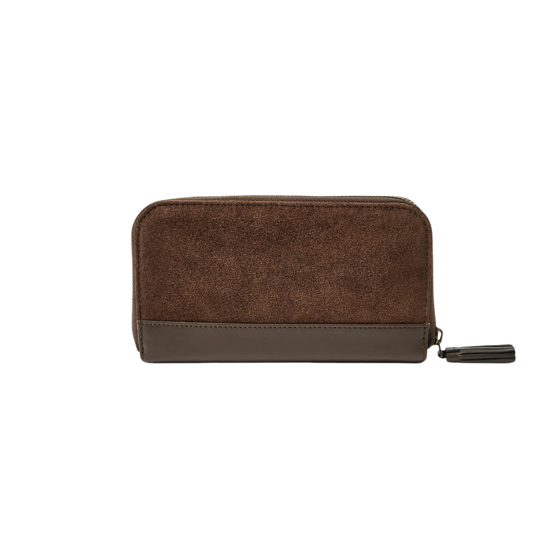 Northbrook Suede purse Cigar