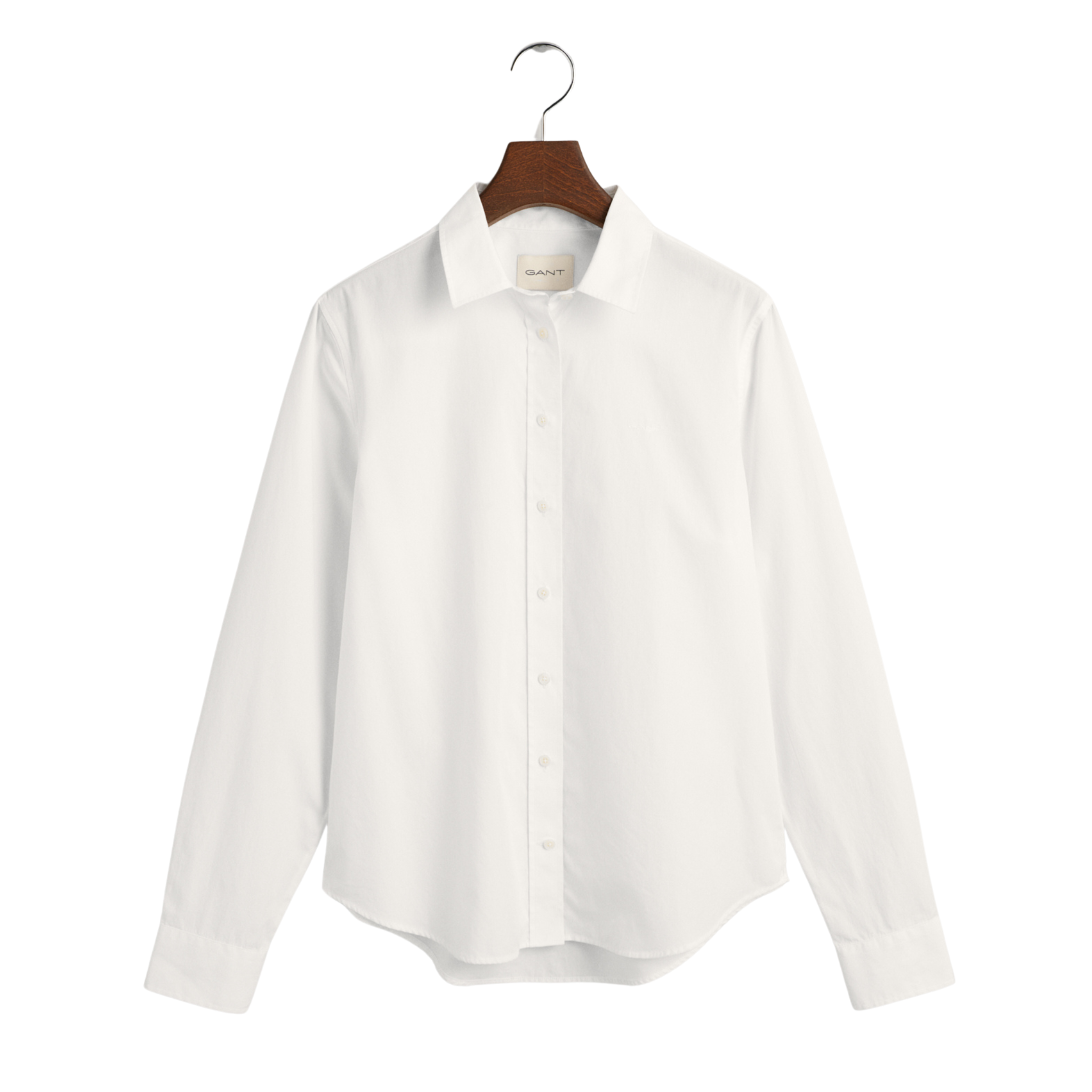 Reg Poplin Shirt White