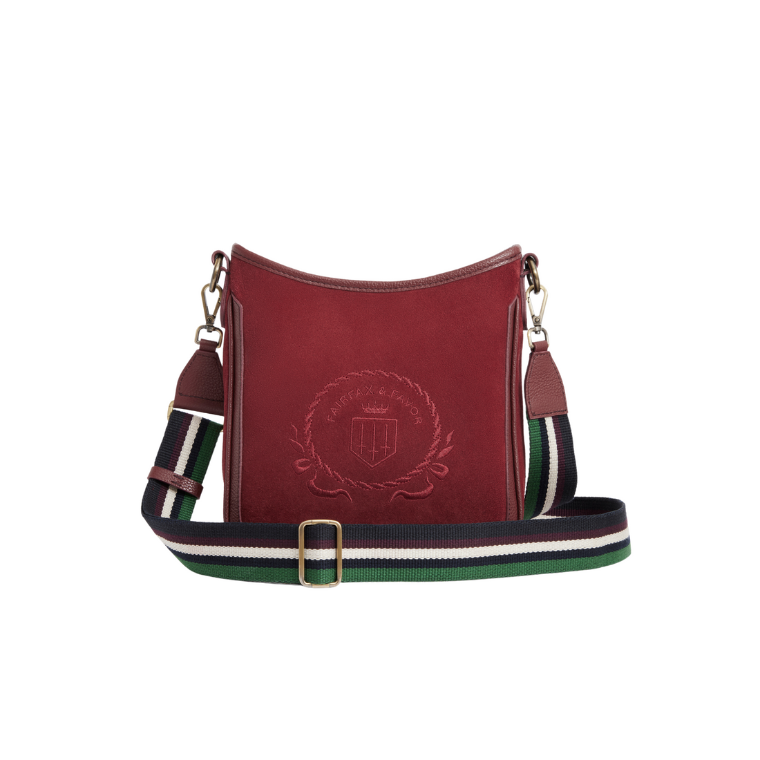 Richmond Messenger Bag Ruby Suede