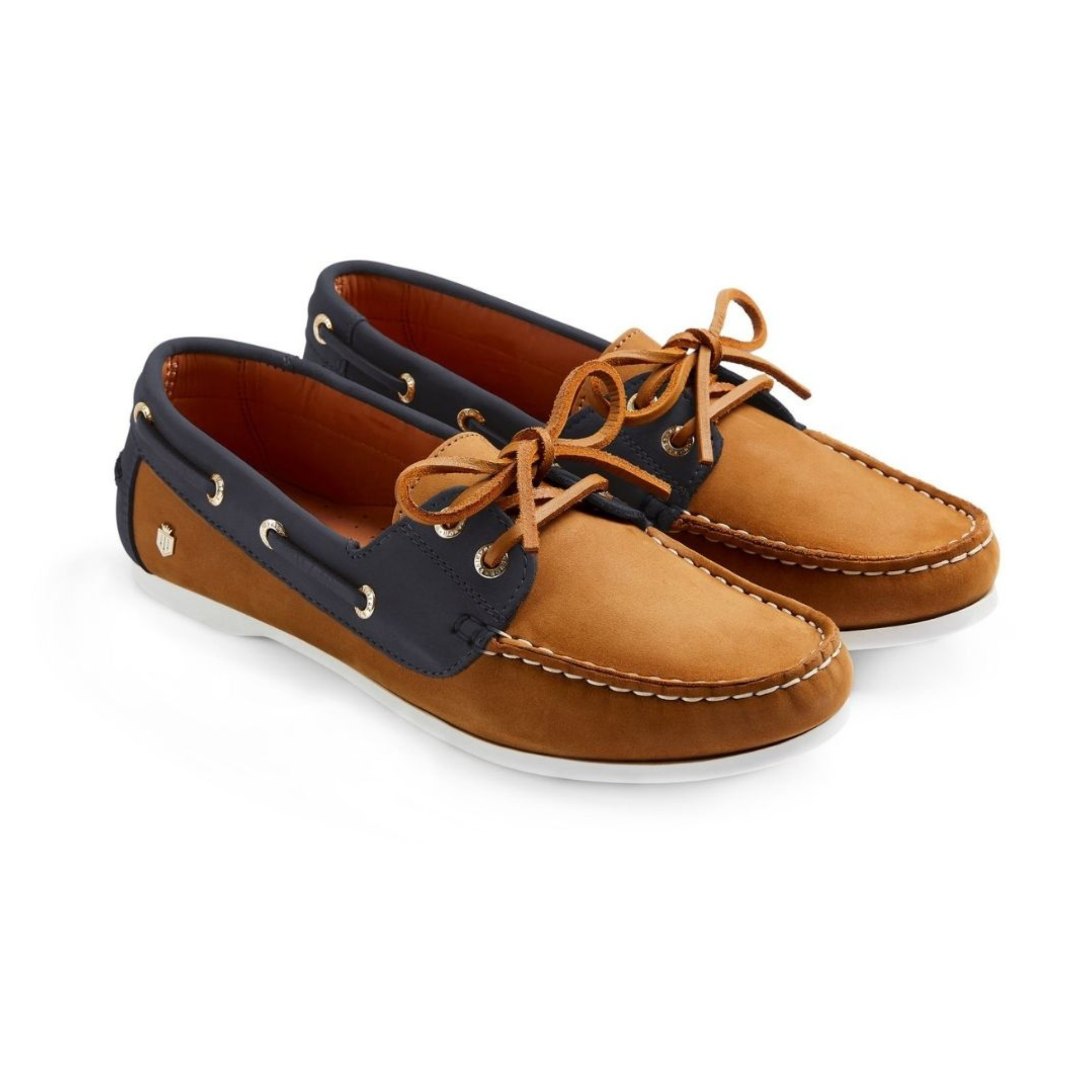 Salcombe Deck Shoe Tan/Navy Nubuck