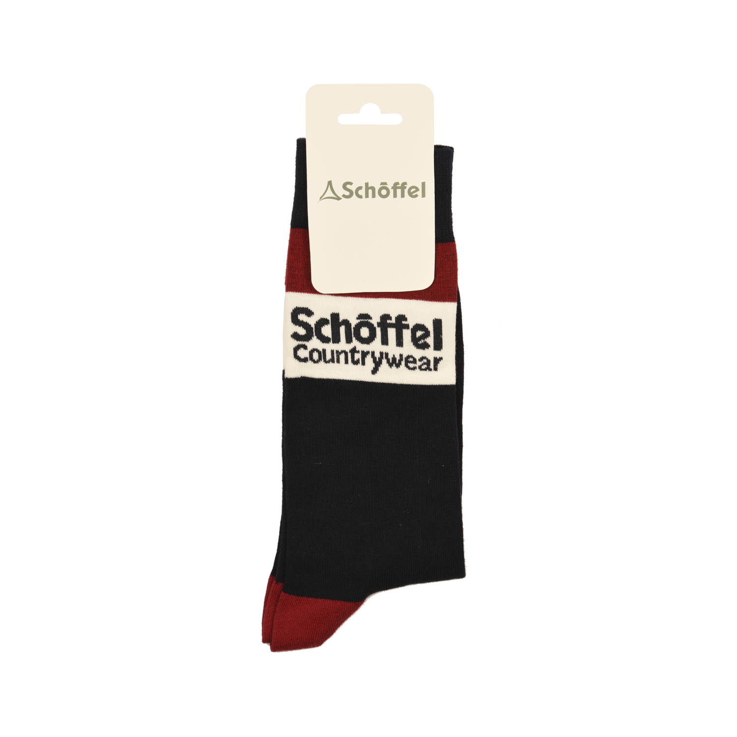 Schoffel Cotton Socks Bordeaux Heritage 7-11