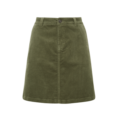 Sage Cord Skirt