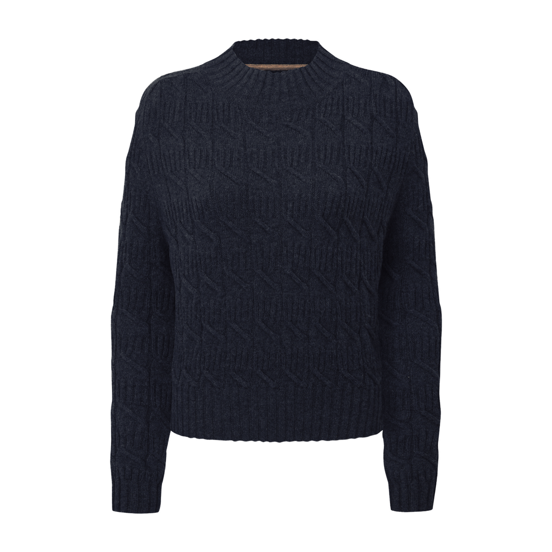 Sandsend Cable Jumper Navy