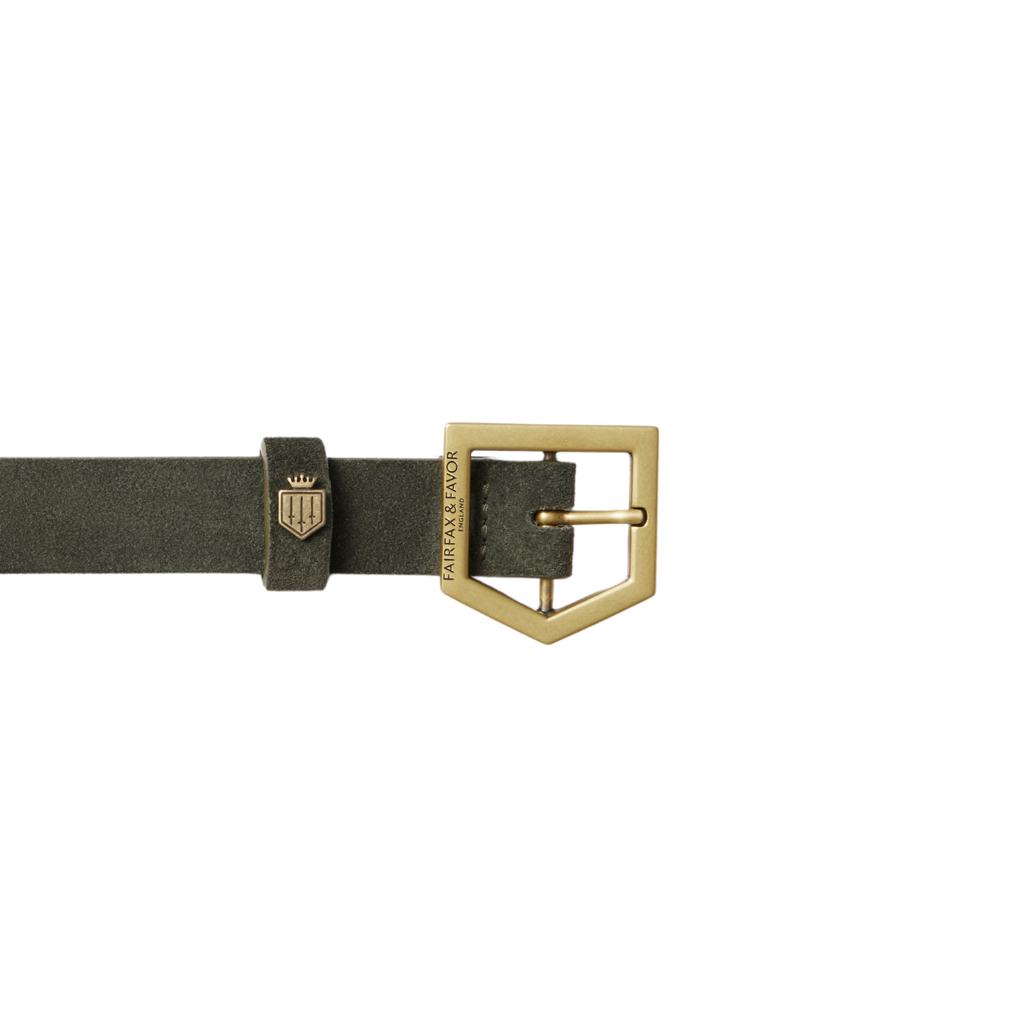 Sennowe Belt Moss Green Suede