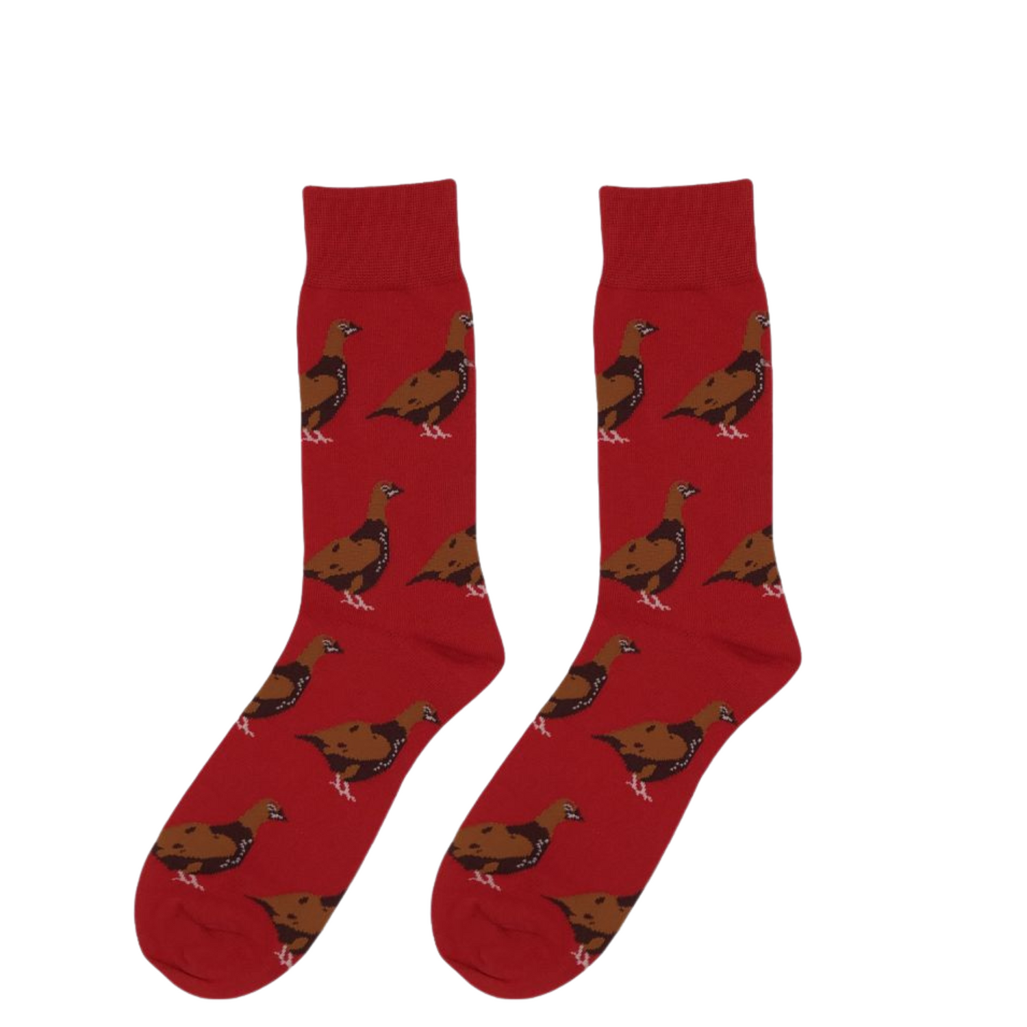 Standing Grouse Socks Red