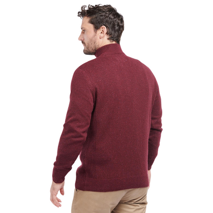 Tisbury Essential Half Zip Ruby