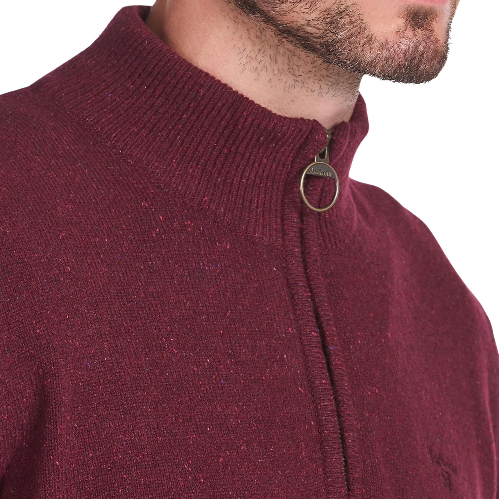 Tisbury Essential Half Zip Ruby