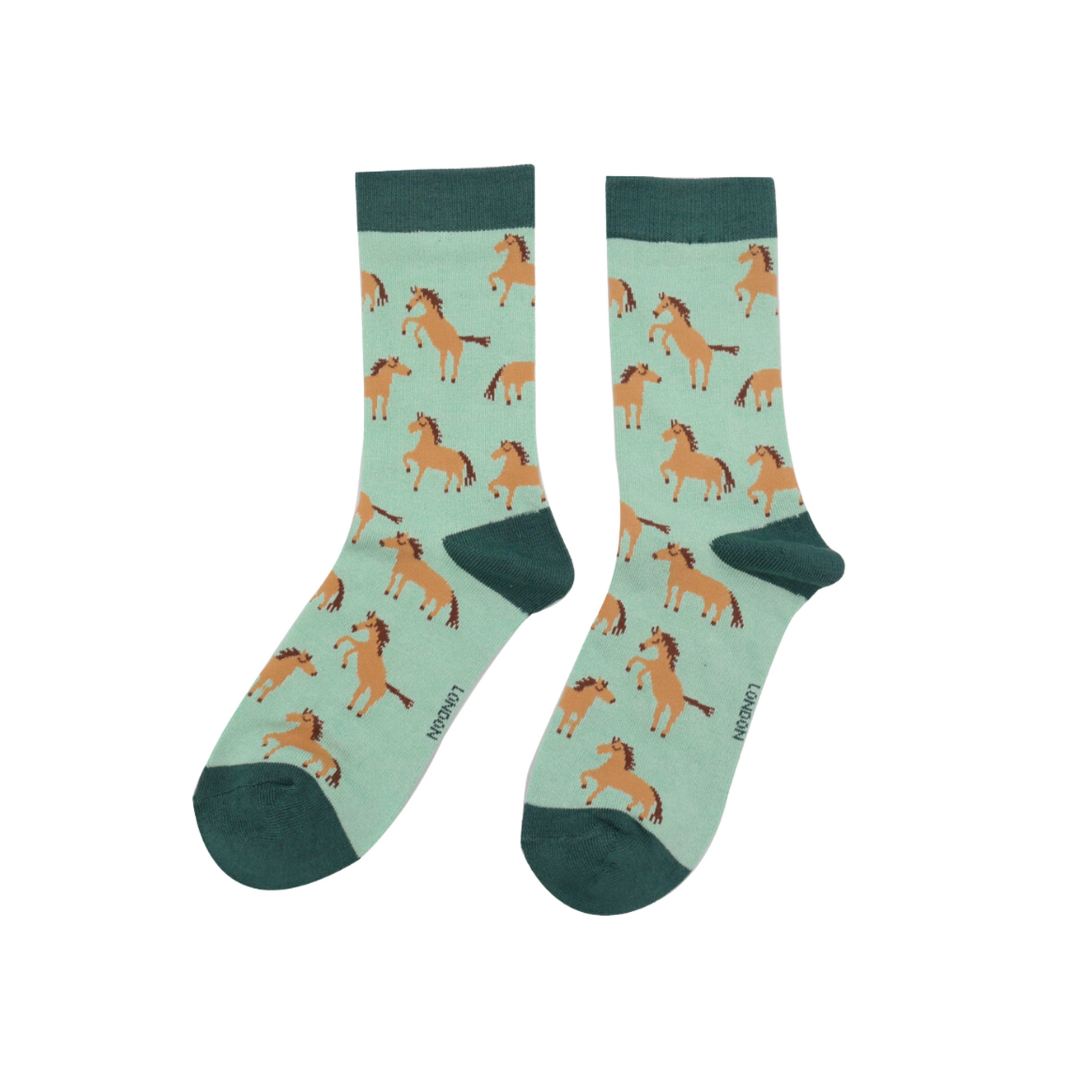 Wild Horses Socks Mint